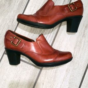 Clarks bebdables high heel shoes/boots